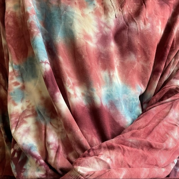 NWT Coord set Young Fabulous & Broke RED Tie Dye  Jogger Set - XS - Picture 8 of 15